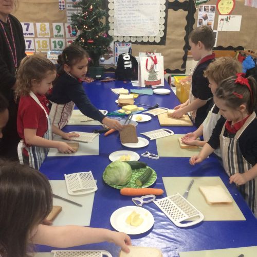 Making a Healthy Sandwich